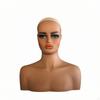 Mannequin Head with Shoulders Skin Tone Female Bust Lightweight