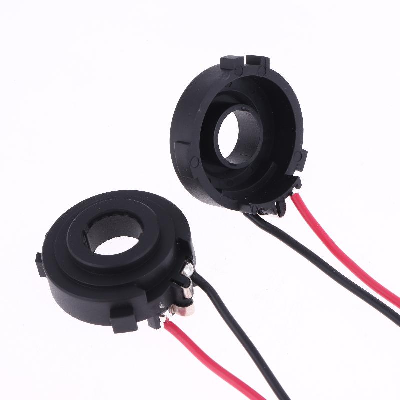 2Pcs Headlight Bases Retainers For Golf 7 Mk7 Mk6 Tiguan Sharan Multivan Touran Scirocco Passat B7 H7 Led Socket Adapters