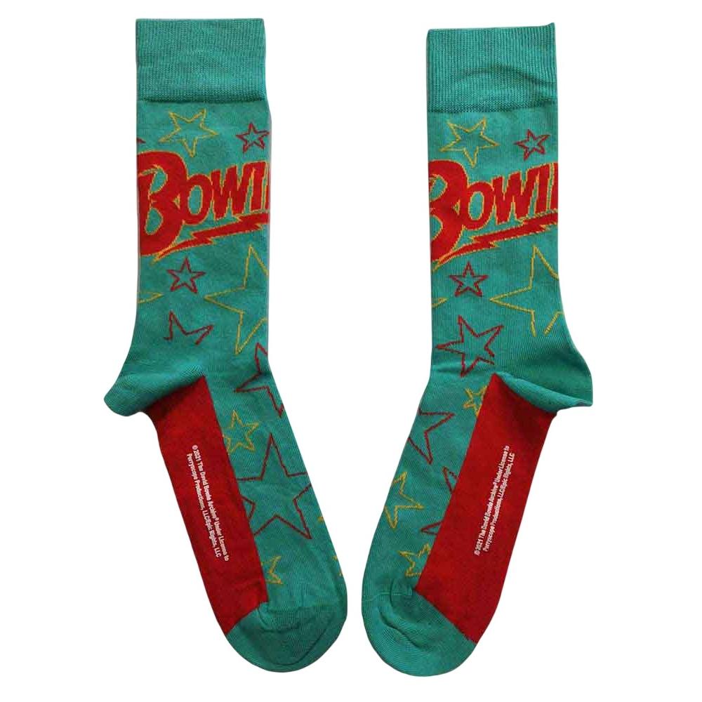 David Bowie Unisex Adult Outline Stars Ankle Socks