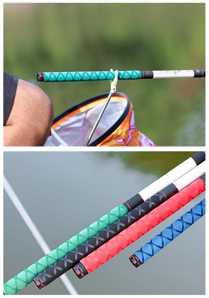 Patterned Heat Shrink Tubing Grip Cover for Fishing Rods and Badminton Rackets - Non-Slip Insulation Sleeve for Handle and Wiring Harness.