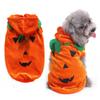 High Quality Eco-Friendly Polyester Winter Halloween Pumpkin Pet Costume Funny Dog Clothes Trick-or-Treat Cosplay Modern Design