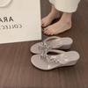 Fashion French Style Purple Thong Thick Heel Sandals Women's Summer Outdoor Beach Slippers Open Toe Comfortable Flip Flops
