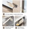 1/2Pcs Kitchen Hanging Rack 360-Degree Rotation Wall-Mounted Rotating Organizer Vertical Wall Storage Stand Rag Holder