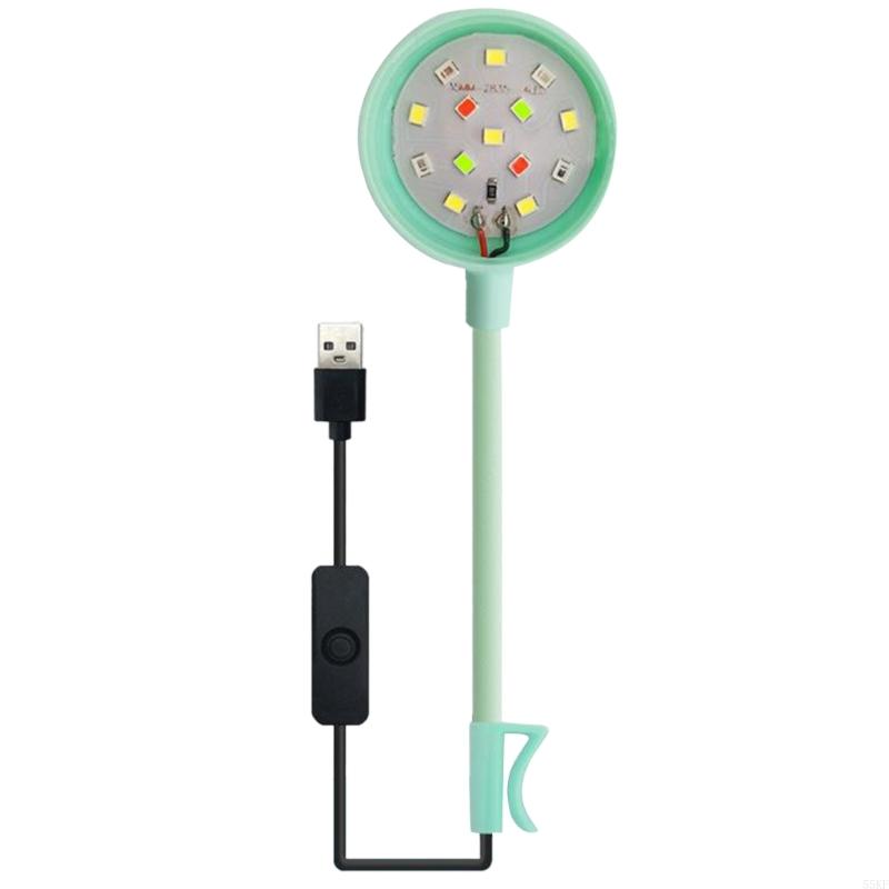 55KF Rotatable Led Aquarium Lights Clean Water Grow Aquarium Landscape Clip On Lamps