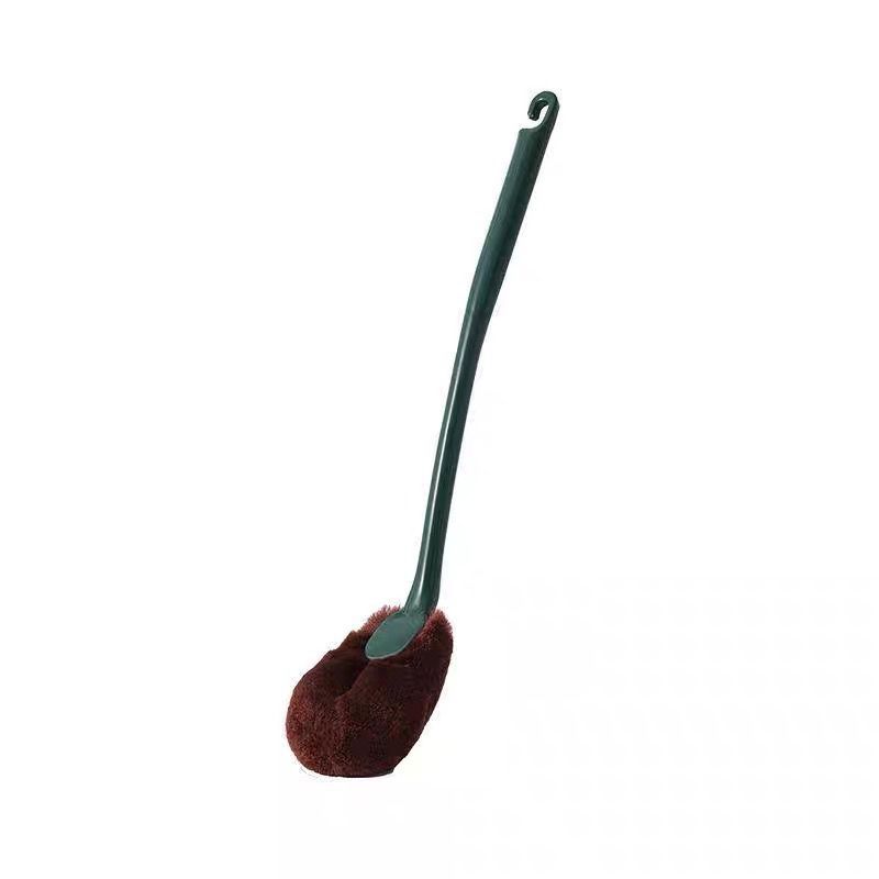 Toilet Brush Thickened and Angle Free Household Long Handle Wall Mounted Toilet Cleaning Brush Magic Tool