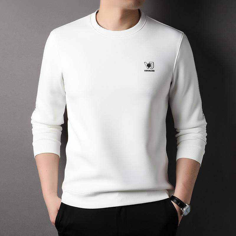 Весна и осень Новые мужские толстовки с круглым вырезом для молодежи и людей среднего — фото 3