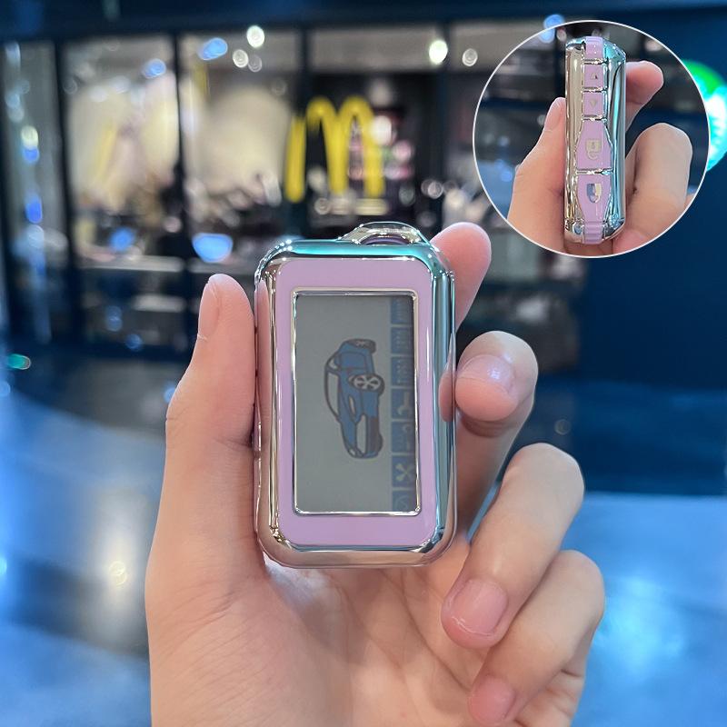 

Tpu For Starline E90 E96 E95 Russian Alarm System Protective Case Lcd Remote Control Two Way Car Burglar Alarm System Key Cover