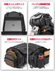 KEMIMOTO Seat PVC Waterproof Touring Bag with Rain Rear Bag for Deformation Luggage Fixation Compatible Bag, Material, Expandable, 30-45L, Cover,