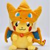 10Pcs  Pokemon Pikachu Cosplay Toy Charizard Snorlax Garchomp Tyranitar Hydreigon Anime Eevee Lapras Stuffed Plush  Doll