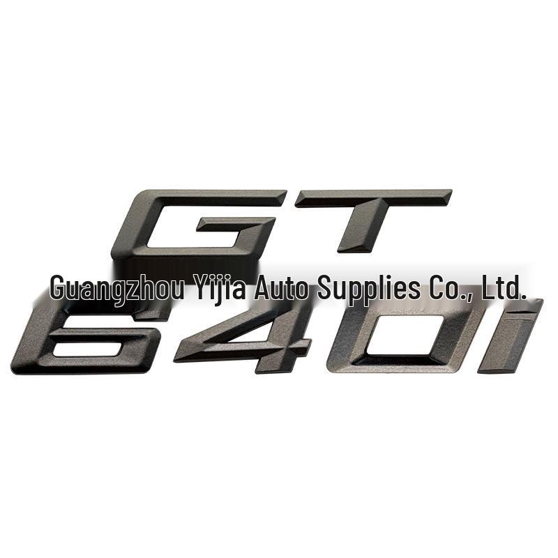 BMW 6 Series GT 630i/640i/640d/650d Rear Tail Badge Modified Trunk Sticker