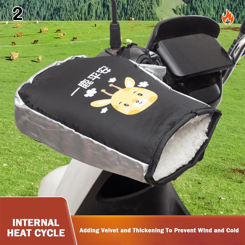 New Warm Cycling Glove Comfortable Wind Waterproof Handlebar Mittens Bar Gloves Winter