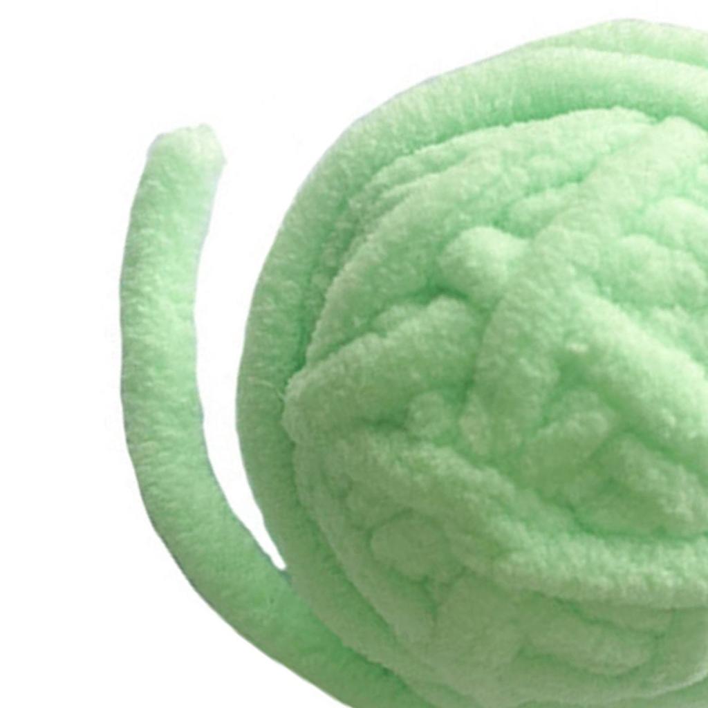 Cat Yarn Ball Toy Fun Interactive Bite Resistance Woolen Yarn Cat Ball Toy with Bell for Cats Kittens Puppies Green