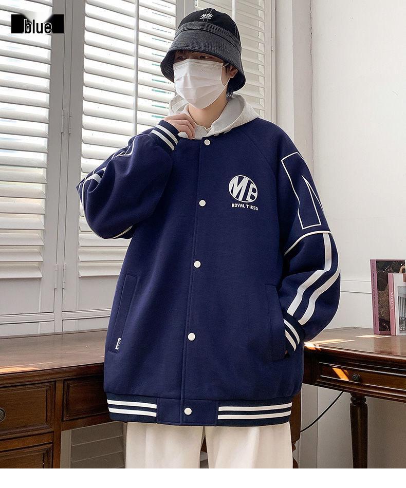2025 Spring/Autumn Boys' Student Jacket: Trendy, Versatile Baseball Uniform Top for Teens