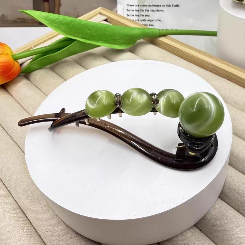 Elegant High-End Twist Hair Clip for Thick Hair
