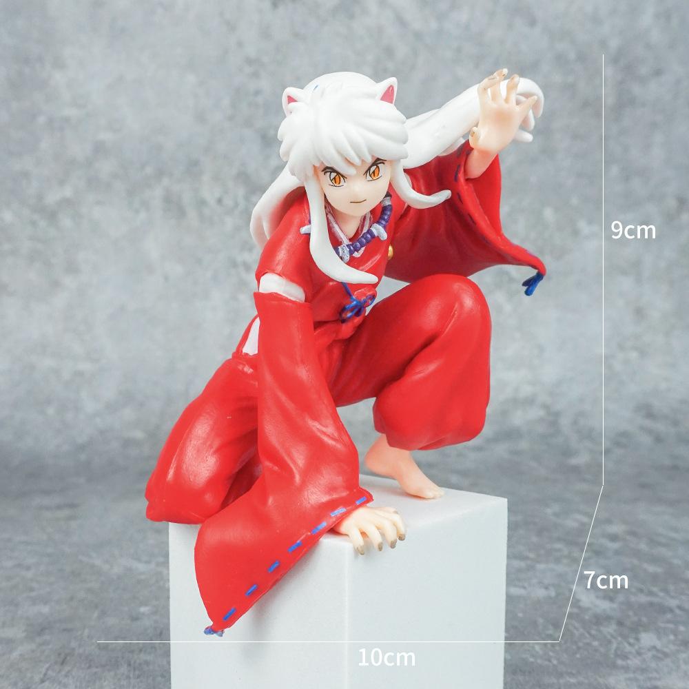 Anime Inuyasha Figure 18cm Pvc Action Figure Model Toys Collectible Model Toy Gift Ornaments Decoration Sculpture Anime Figures