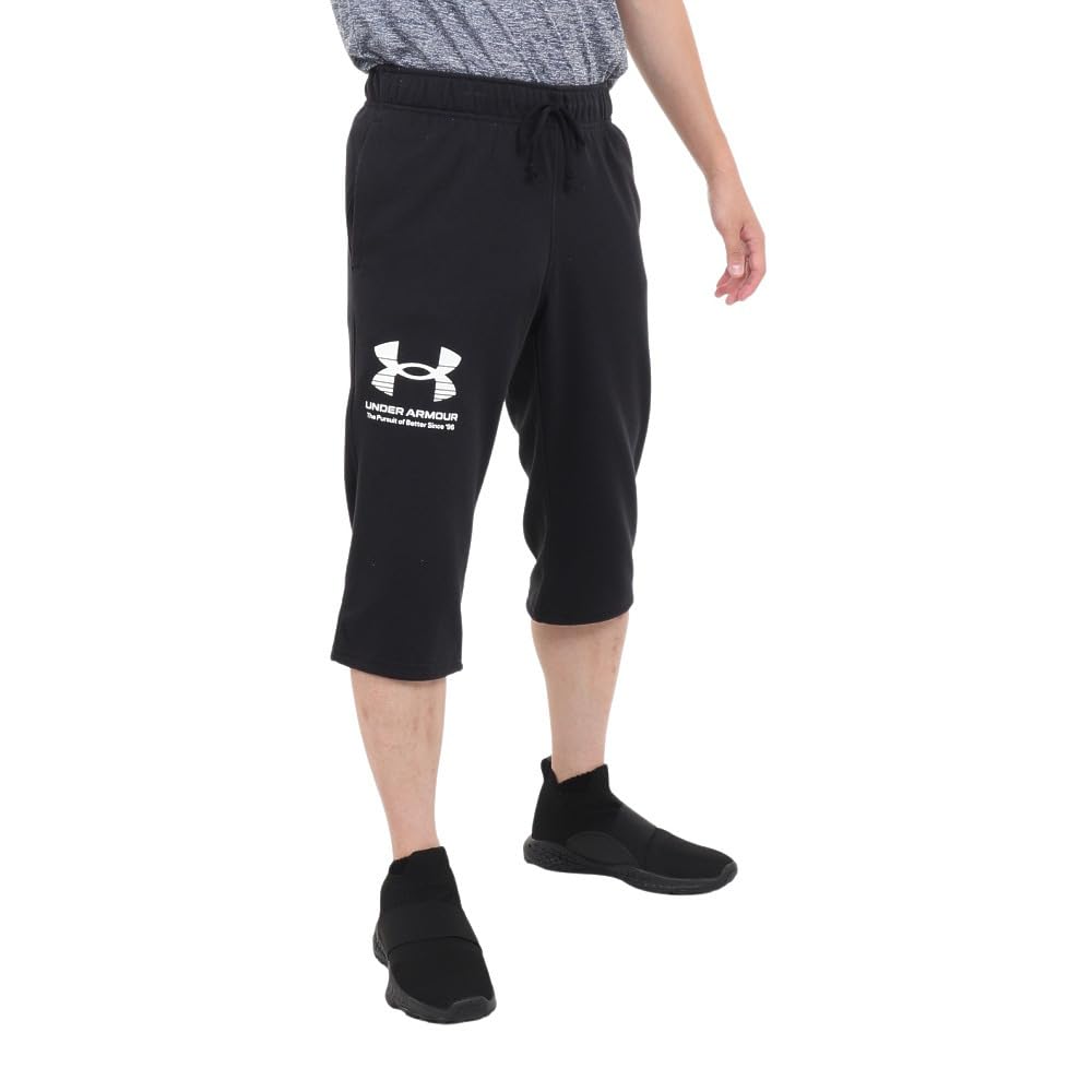 

Under Armour UA Rival Terry Training Medium 3/4 Pants, Men s, Black,