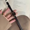 Square Dial Women Wristwatch Leather Strap Square Dial Watch Casual Quartz Watch  Women