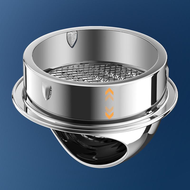 Wall Mount Exhaust Vent Cover 304  for 60mm 150mm Pipe Durable Outdoor Air Grille for Kitchen Workshop