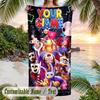 The Amazing Digital Circus Beach Towel, Personalized Custom Text, Quick Dry Soft Large Towel For Swimming Pool Travel