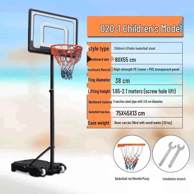 Kanglangte Adjustable Portable Basketball Hoop