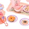 43Pcs Girl's Home Afternoon Tea Set Simulation Dessert Coffee Break Handheld Gift Box Set B101 Cup Rabbit Afternoon Tea Toy