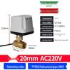 220V DN15 Měděný závitový elektrický kulový ventil pro regulaci vody