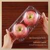 Pfirsich-Orange & Kiwi Transparente Einweg-Obstverpackungsbox