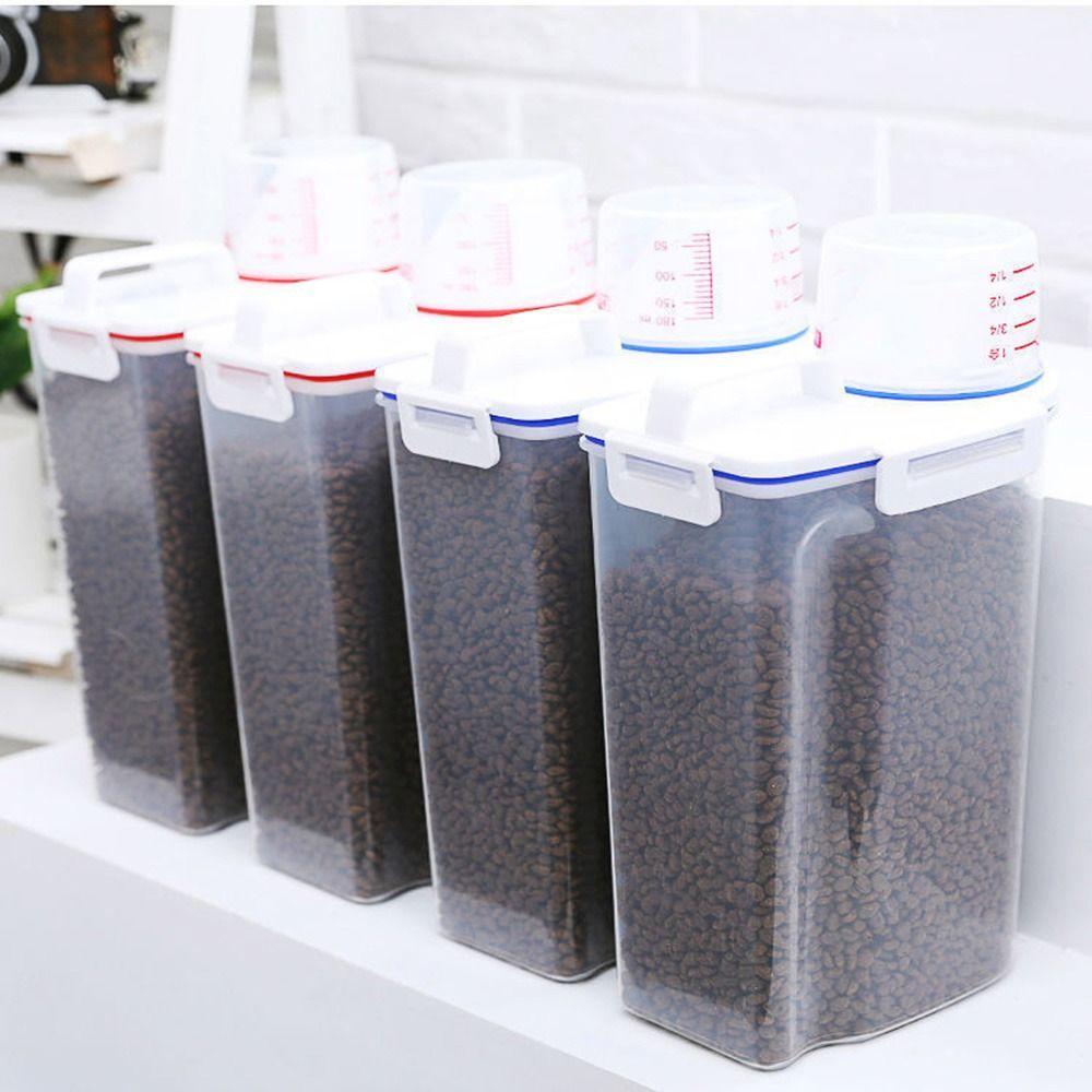 Kätzchennapf Haustierfutter Aufbewahrungseimer Haustierbedarf Zubehör Hundefuttereimer Katzenfutter Aufbewahrungstank