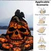 1pc Halloween pumpkin skull Blanket Lightweight Flannel Blanket Throw Blanket For Sofa, Bed, Travel, Camping yy2509026203