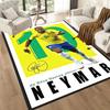 Brazilian Footballer Number Ten Square Rugs Are a Great Choice for Living Rooms, Bedrooms, Home Décor, and As Gifts.