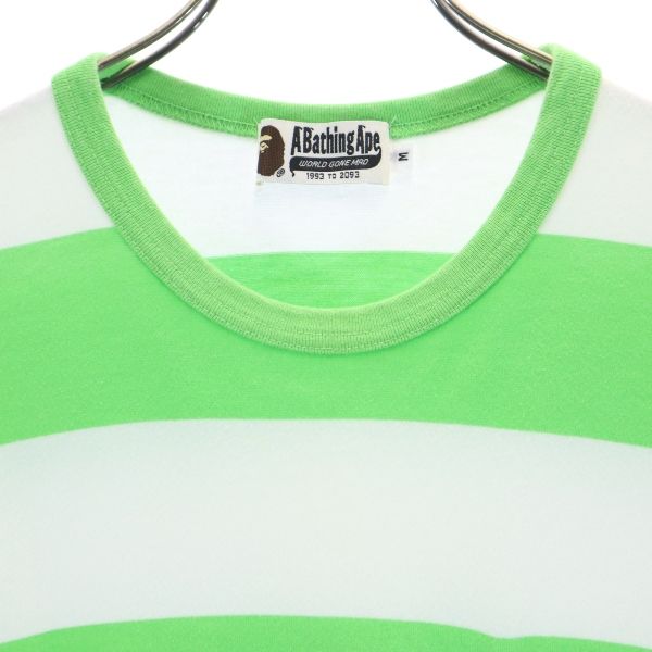 A Bathing Ape Made In Japan Border Short Sleeve T-shirt M Vape Pocket Men's Used