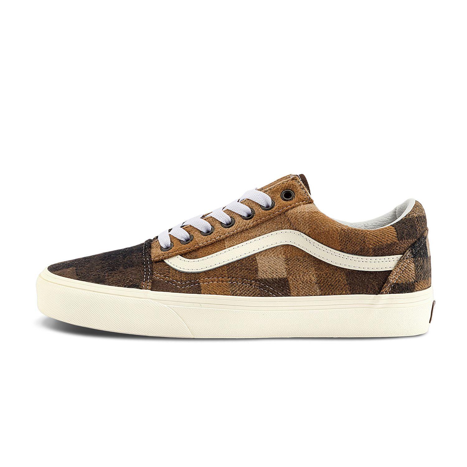 Vans Unisex Old Skool Sweater Check Brown VN000CR5DFM 36
