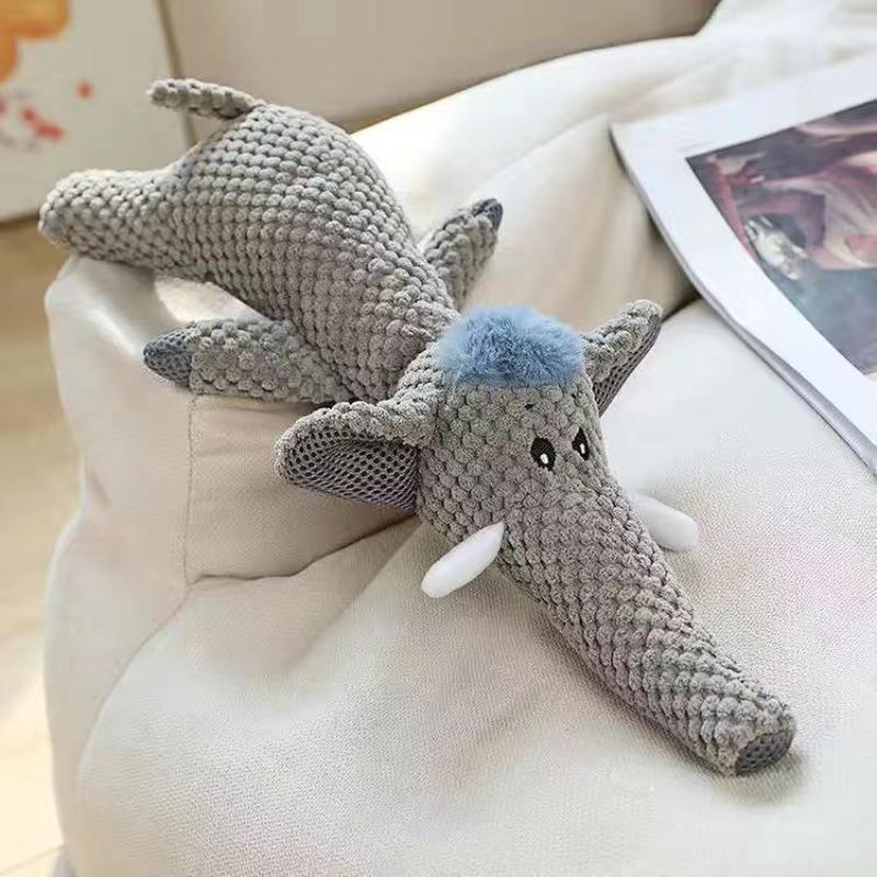 

Pet toys dogs and cats bone resistant tear resistant bite resistant sound making grinding teeth cotton rope plush pet dog