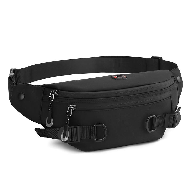 Men's Large Capacity Chest Bag Mobile Phone Bag Waist Bag Crossbody Bag