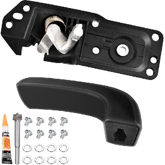 FAERSI Interior Door Handle Kit Front Left Driver Side For 2007-2014 Chevy Silverado Avalanche Suburban Tahoe Cadillac Escalade GMC Sierra Yukon Front Left