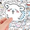 54Pcs Cute Jiikawa Momonga Stickers Mobile Phone Case Ipad Water Cup Chiikawa Waterproof Cartoon Diy Sticker Decal Kids Gift Toy