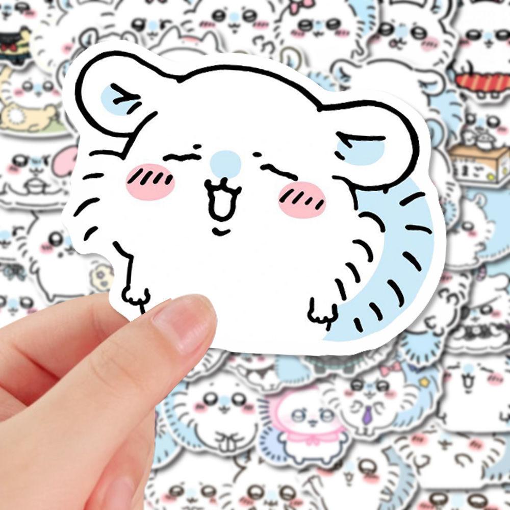 54Pcs Cute Jiikawa Momonga Stickers Mobile Phone Case Ipad Water Cup Chiikawa Waterproof Cartoon Diy Sticker Decal Kids Gift Toy