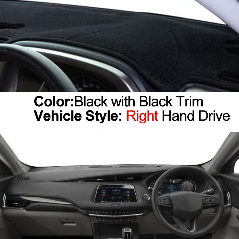 Auto Car Dashboard Cover DashMat Carpet Cape For Cadillac XT4 2018 2019 2020 2026 Center Console Protector Sun-Shade Non-Slip