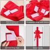 Christmas Cabinet Big Bows Large Door Lace Christmas Tree Bow Ribbon Red Bow