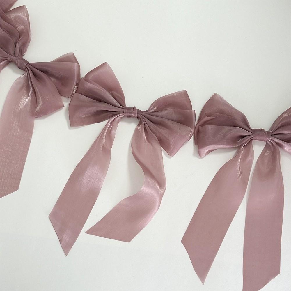 Large Bowknot Hanging Garland Home Ornaments Christmas Tree Decoration Anniversary