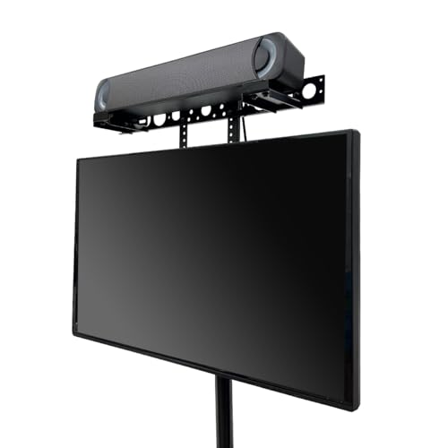 Nagao Seisakusho Monitor Arm Compatible Soundbar Stand for VESA-Compatible Computer Monitors and Speakers (NB-SNDB-VESA)
