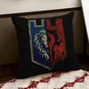 Warcrafts of World WWOW Game Cushion Cover Reversible Soft Durable Pillow Cover Home  Car MultiScene Use for Daily Comfort