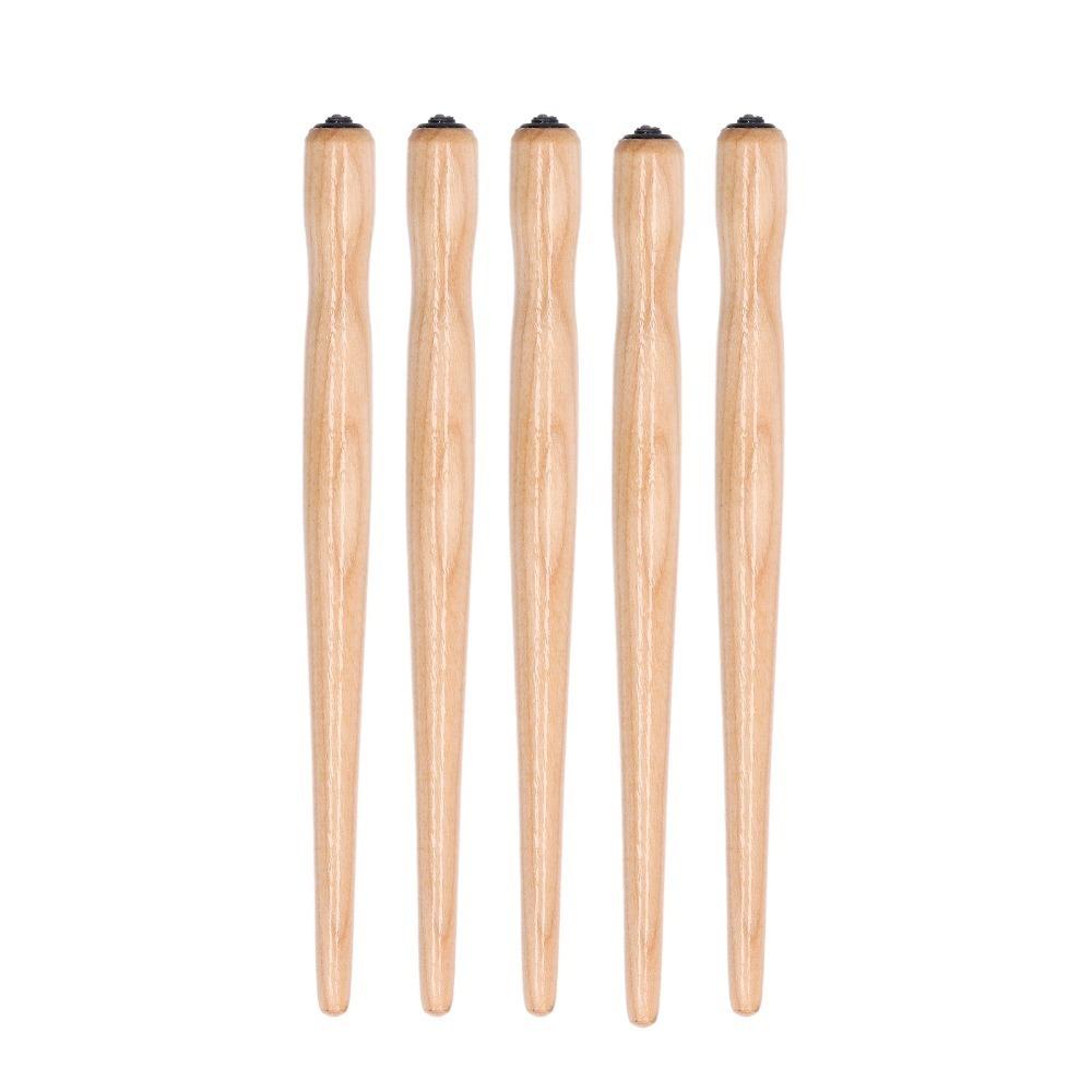 5PCS Original wood tone Log Color Dip Pen Holders Adjustable Dip Pen Poles Gothic letter writing