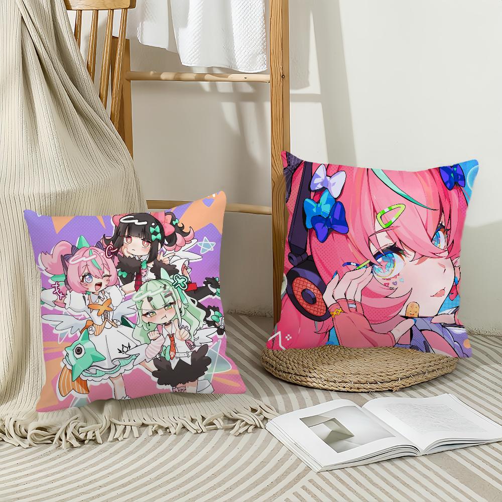 Zenless Zone Zero Angels Of Delusion Aod Pillow Case Home Cushion Cover Suitable For Office Sofa Car Suitable For All Seasons