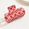 Fashionable Valentine's Day Hair Barrettes Unique Heart Clamp Hairpin Hair Clip Stylish Hair Accessory Casual Use
