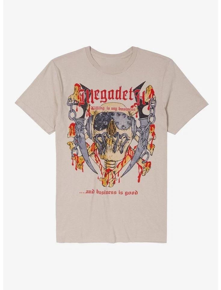 Megadeth Killing Is My Business Свободная футболка для девушек и унисекс S