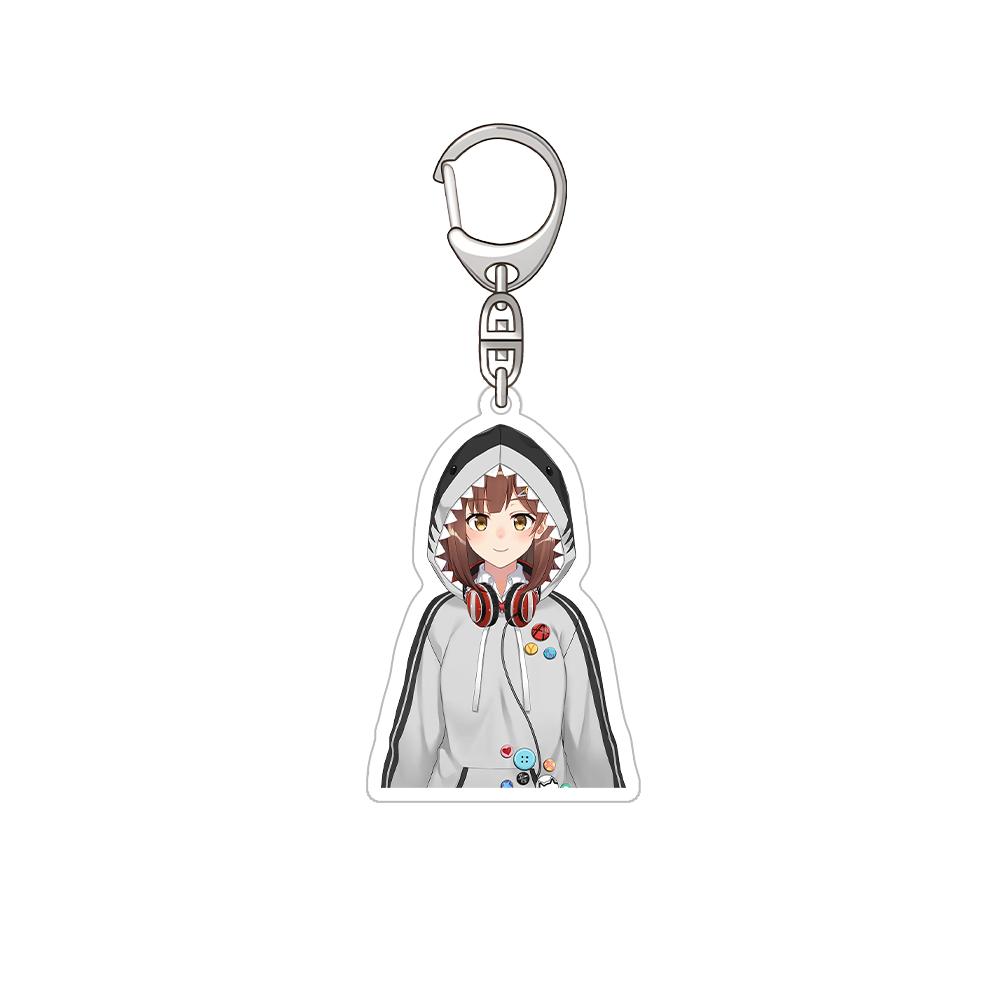 Nijisanji Aza Michiya Kouichi Inochi Urushiha Hunger Mikoto Miki Kioi Kima Tabbiito HD Acrylic Keychain Bag pendant anime goods