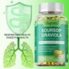 Capsule Graviola Soursop 1000mg pentru Antioxidant Puternic Promovează Digestia și Sănătatea Celulară Fortifică Imunitatea