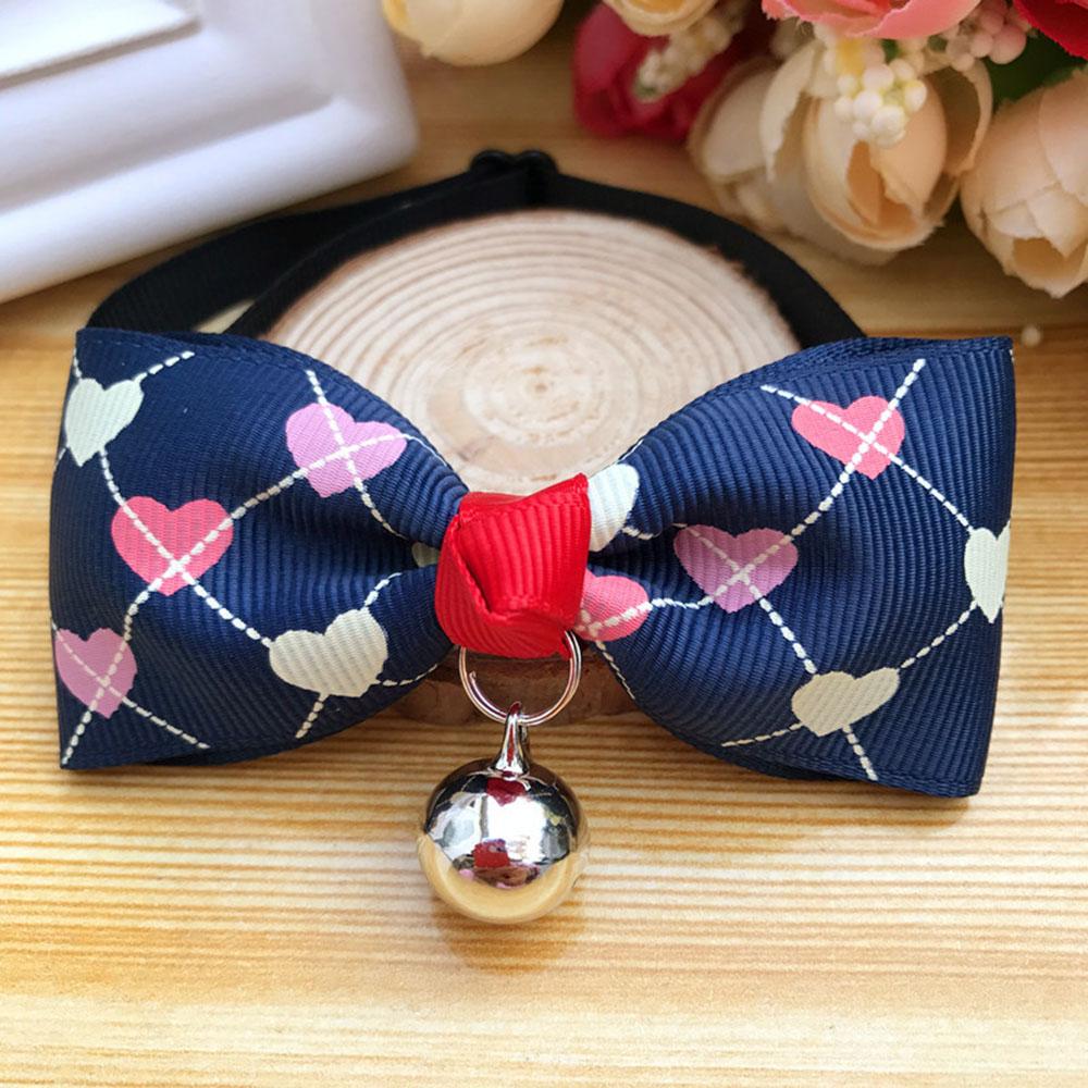 Pet Dog Cat Bow Tie Collar Fashion Pet Bows Cat Ties Bowties Neckties Bell Collar Small Dogs Accessories Puppy Grooming Supplies