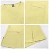 Unisex Plus Size Nurse and Salon Uniform Set - Various Colors Available